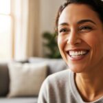 Smiling person showcasing the benefits of dental implants with a bright smile