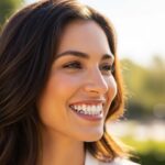 Smiling person with dental implants showcasing confidence and aesthetic benefits