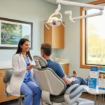 Dental clinic environment focused on non-surgical TMJ treatment options