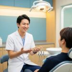 Dental consultation about implants in a welcoming clinic setting