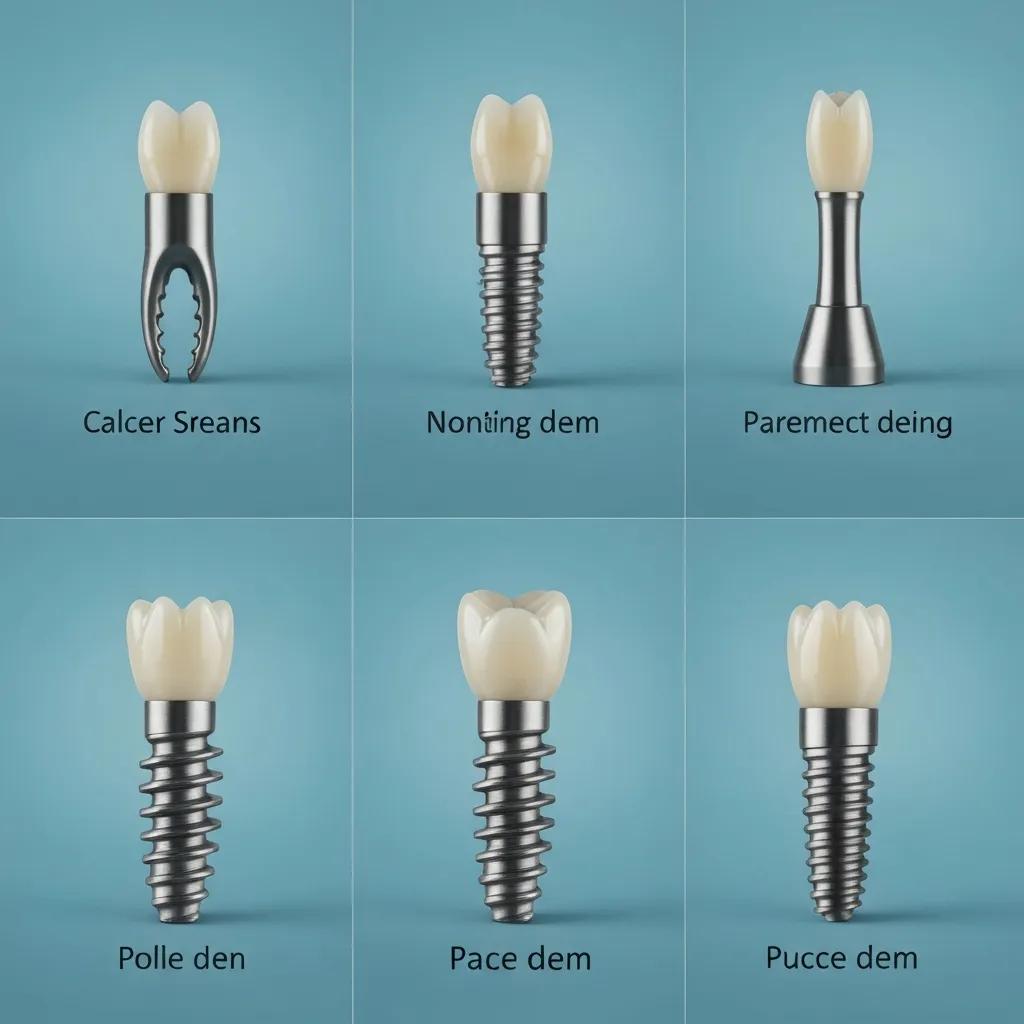 Dental professional demonstrating proper oral hygiene techniques for dental implants in a dental office
