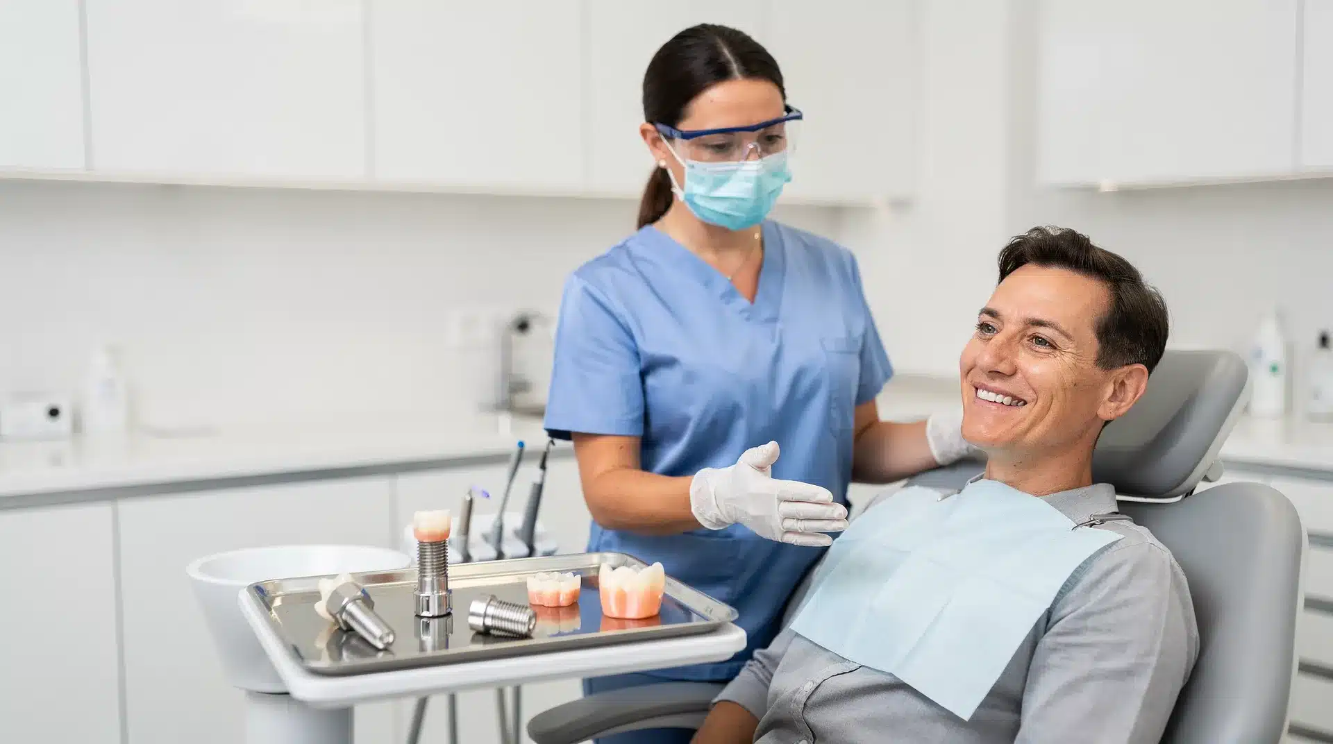 Costs vary based on the number of implants needed, the type of materials used