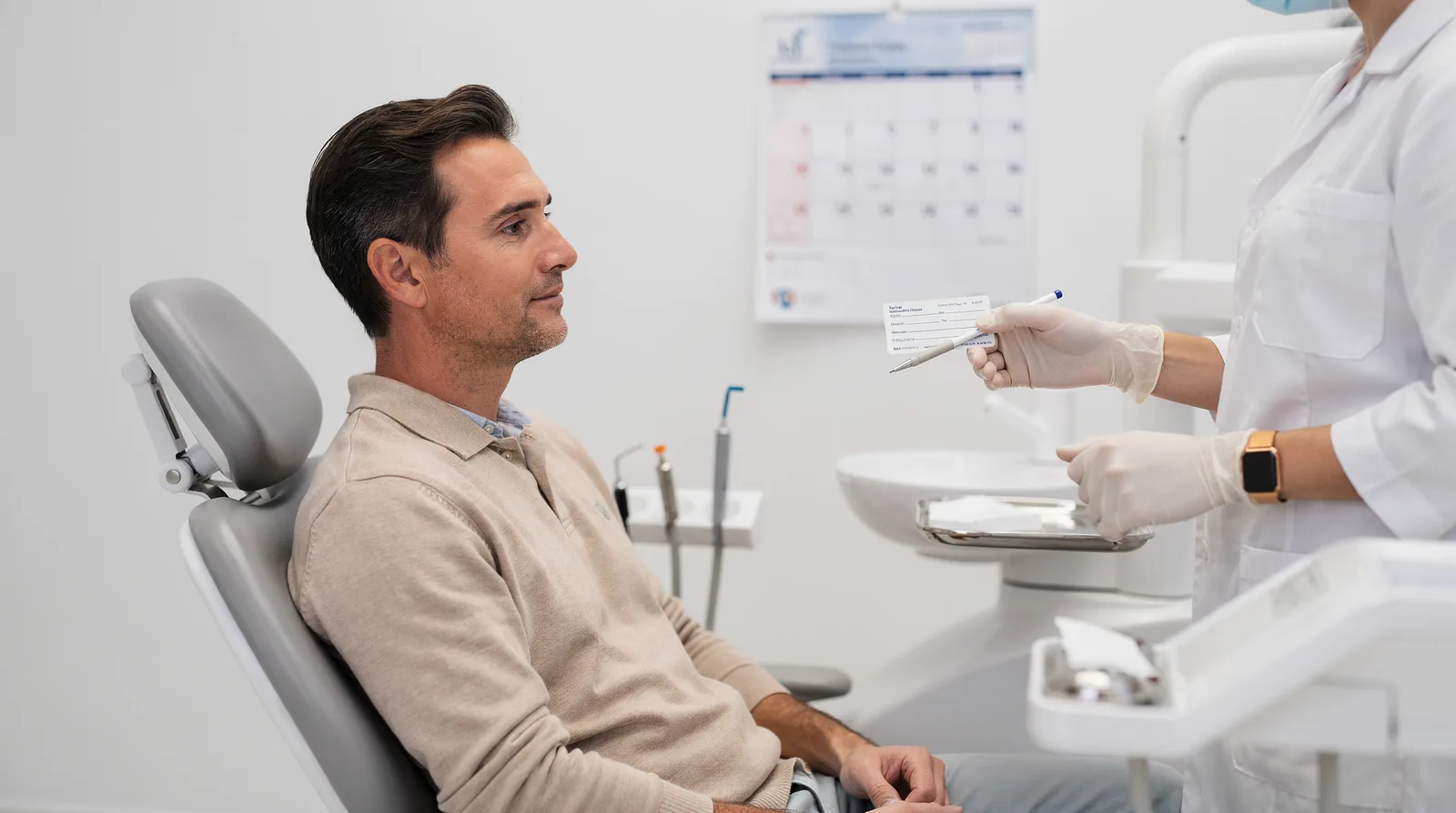 Regular dental visits are essential for long-term implant success.; Professional visits matter for implant maintenance