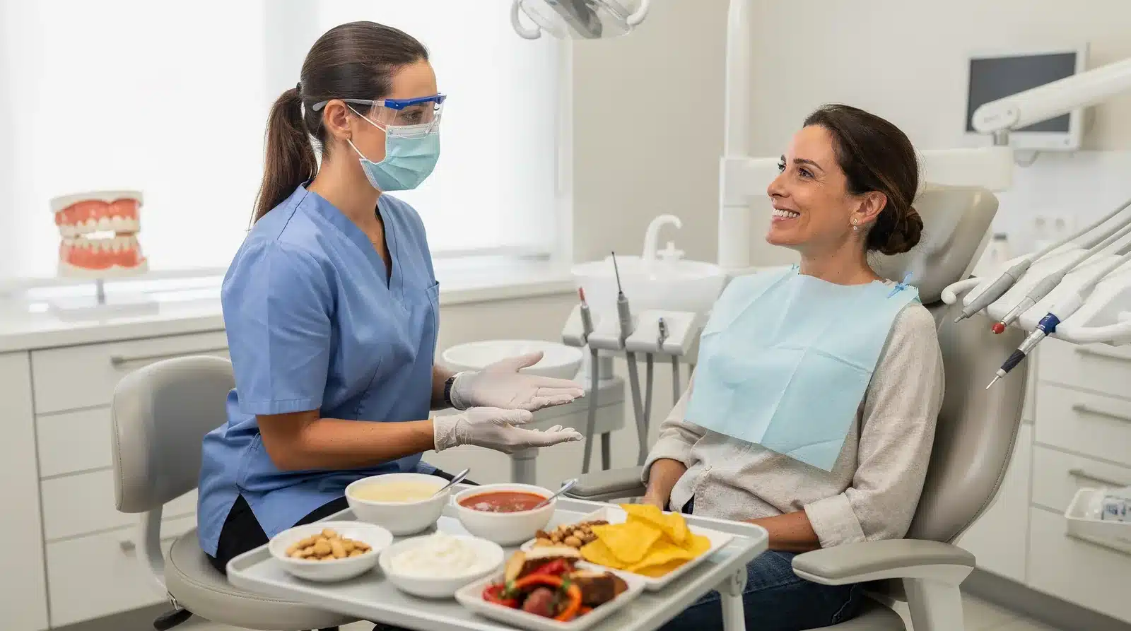 In the first few days, the surgical site is especially sensitive, and avoiding certain textures