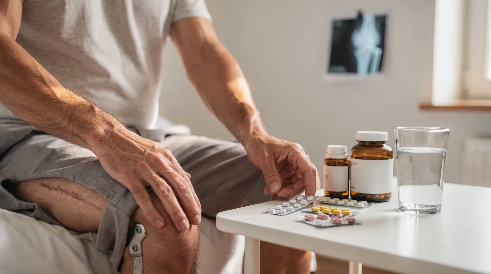 Recovery discomfort that lasts a few days can typically be managed with medication as directed