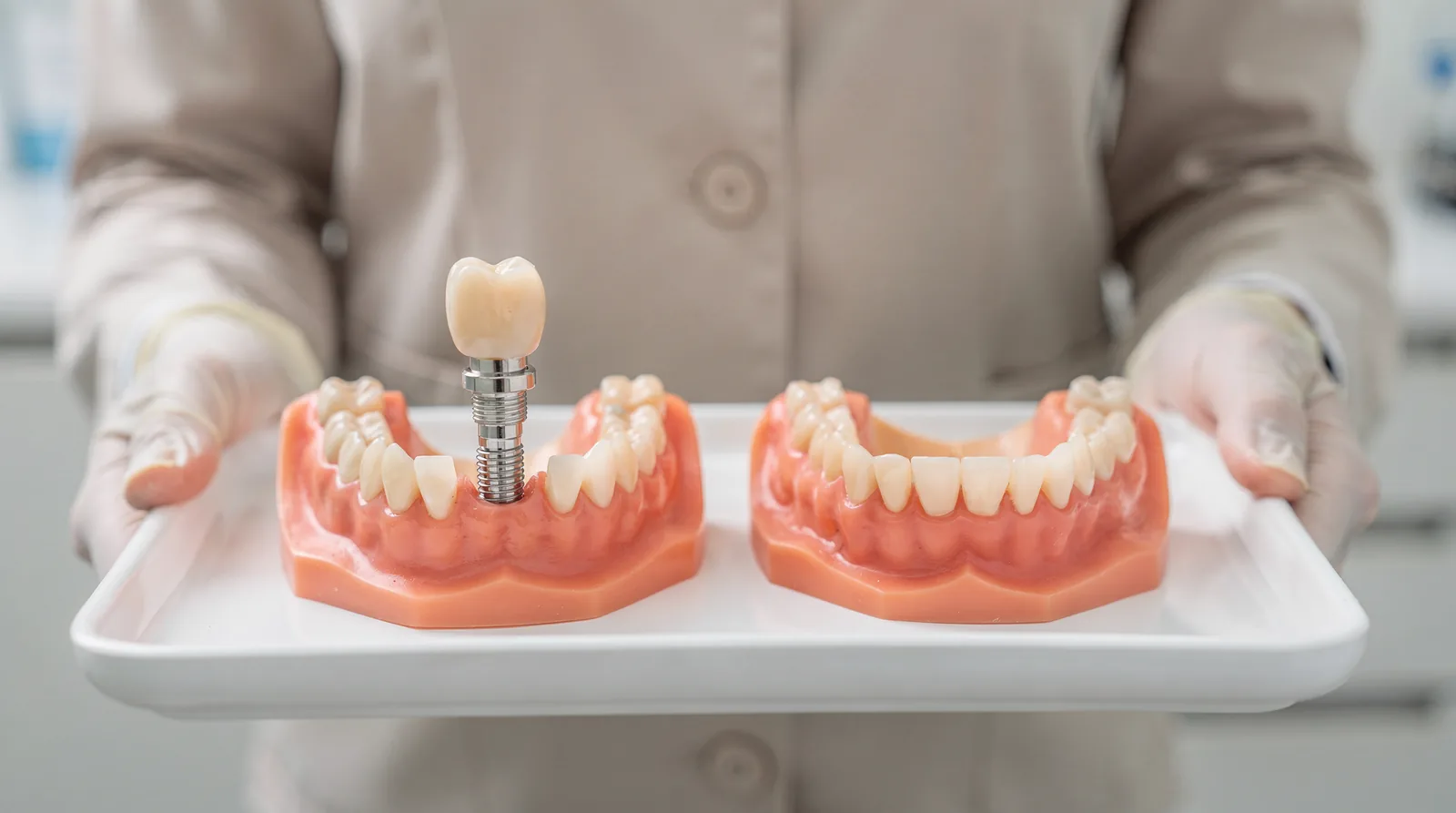 Dental implants can provide a natural-looking and natural-feeling replacement for a missing tooth that lasts