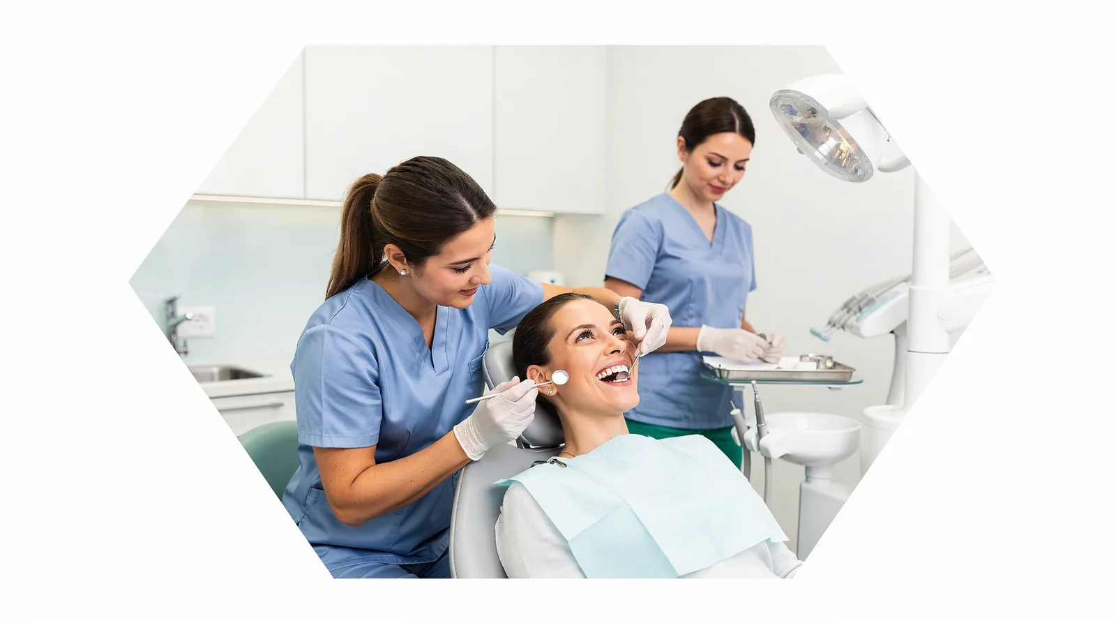 Routine dental checkups are vital for the long-term success of dental implants.; During checkups