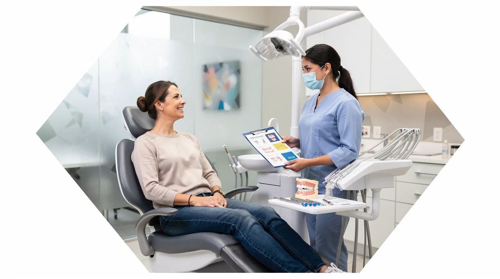 Patients can schedule a free new patient consultation at Affordable Dentist Near Me to review