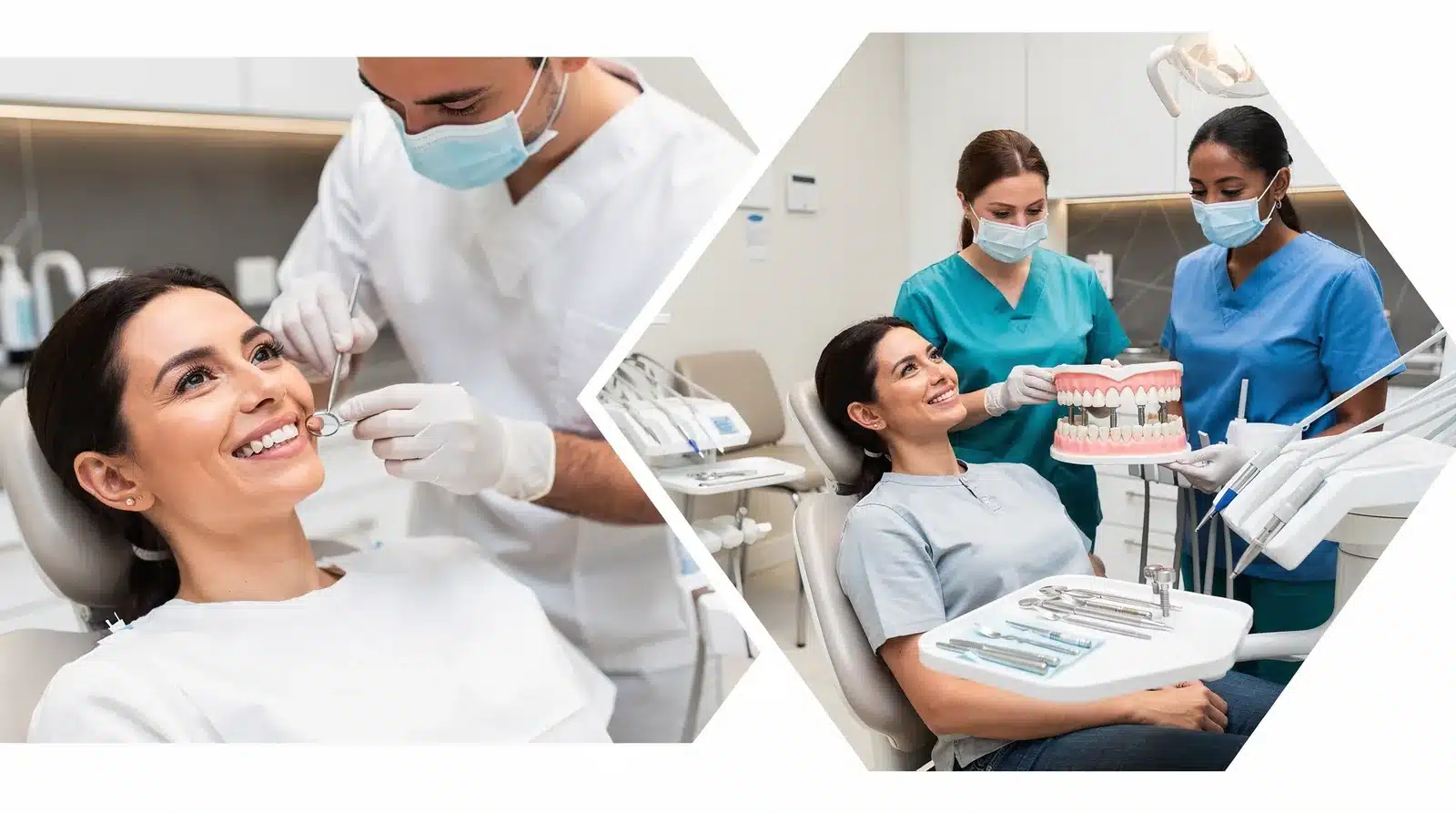 Single tooth implants are a permanent solution for replacing one missing tooth.; Implant-supported bridges use