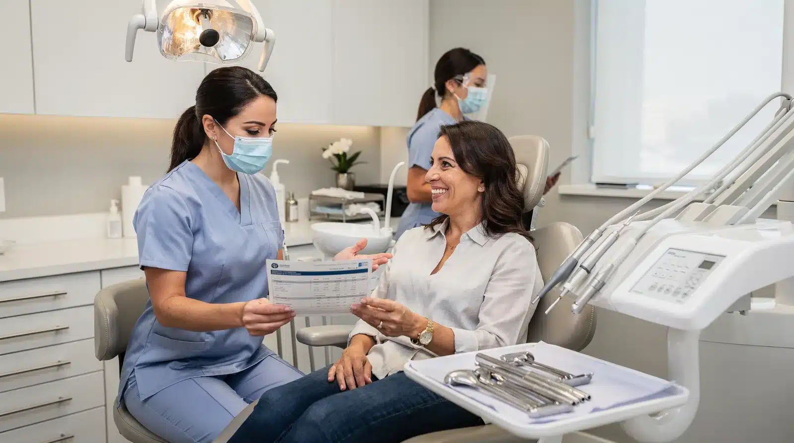 New patients at Affordable Dentist Near Me in Dallas receive a free exam valued