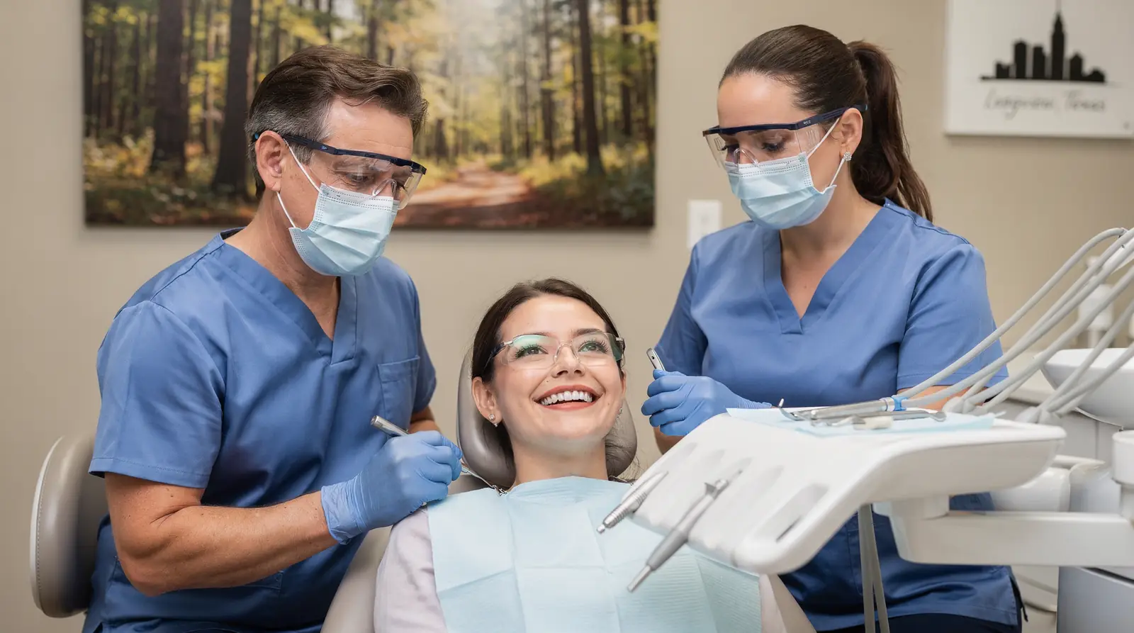Smile makeovers in Longview correct crooked, uneven, discolored, chipped, fractured, or missing teeth.; A smile