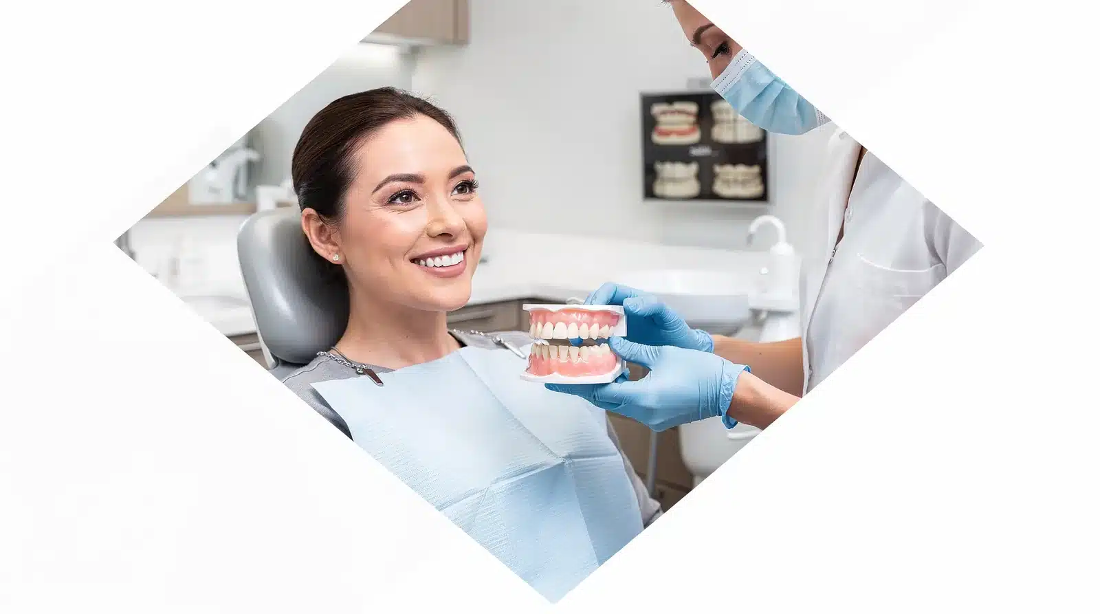 Custom dentures are carefully crafted to your precise specifications for a lifelike look and flawless