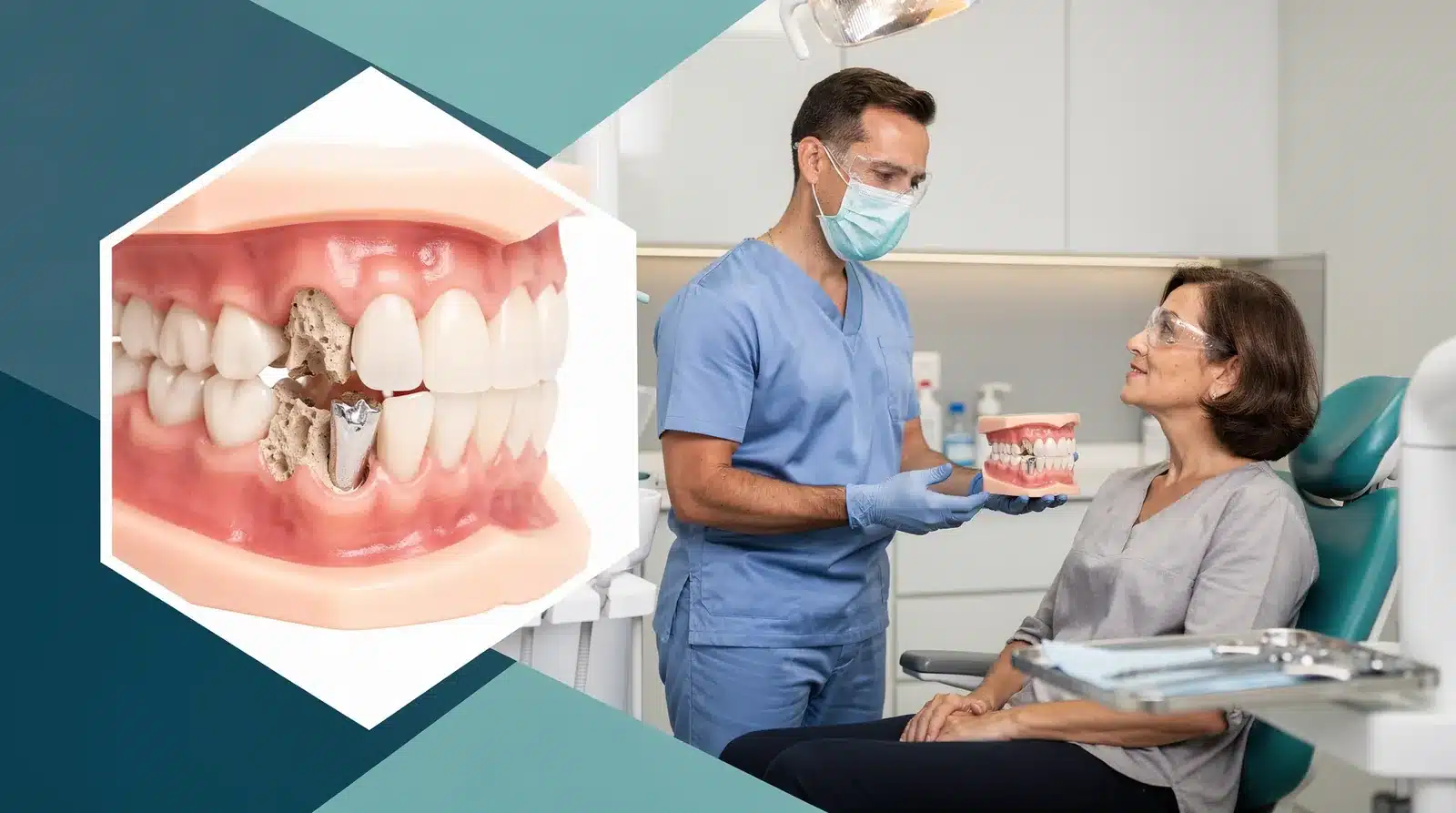 Missing teeth promote bone loss in the jaw and cause existing teeth to shift.; Affordable