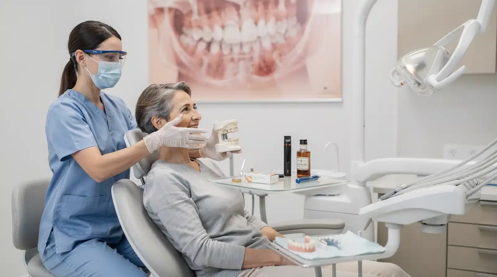 Patients with extensive bone loss or a jawbone that cannot support an implant may need