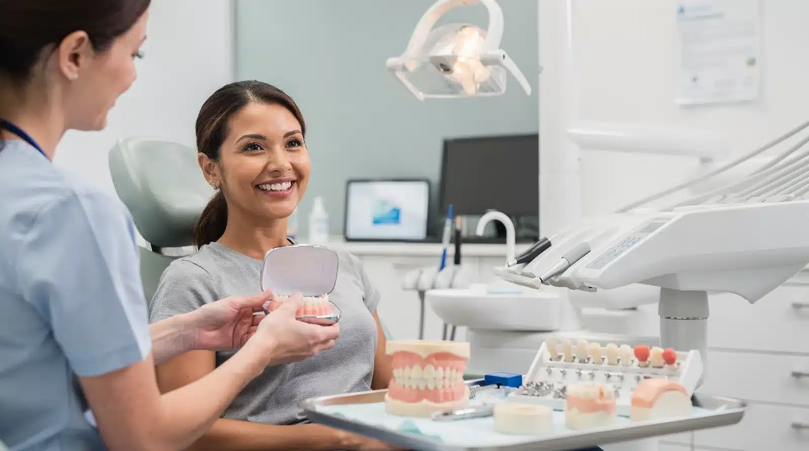 Custom dentures at Affordable Dentist Near Me are individually made for a lifelike look
