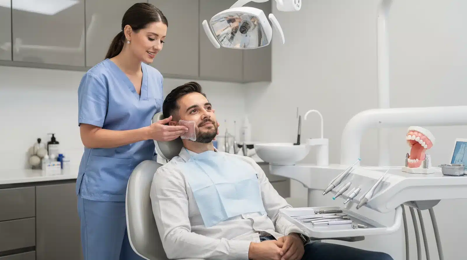 During the first 24 to 48 hours, mild swelling is normal and can be managed