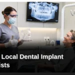 A dental implant specialist typically has advanced training beyond general dentistry, such as a board-certified