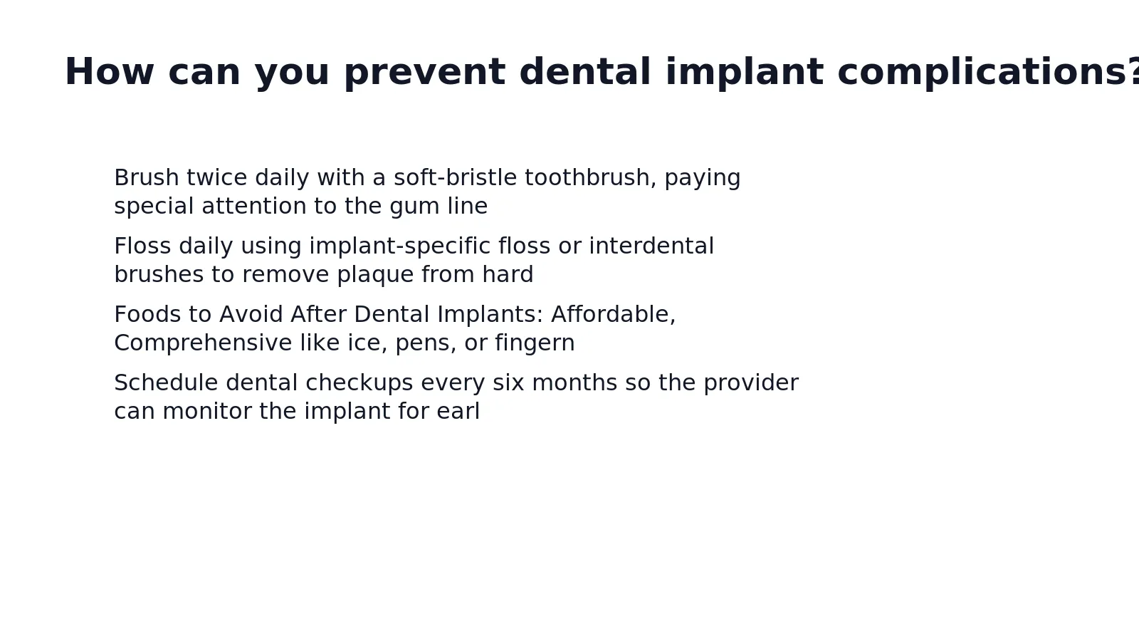 The provider’s planning and execution directly influence implant longevity. Affordable Dentist Near Me provides Recognizing