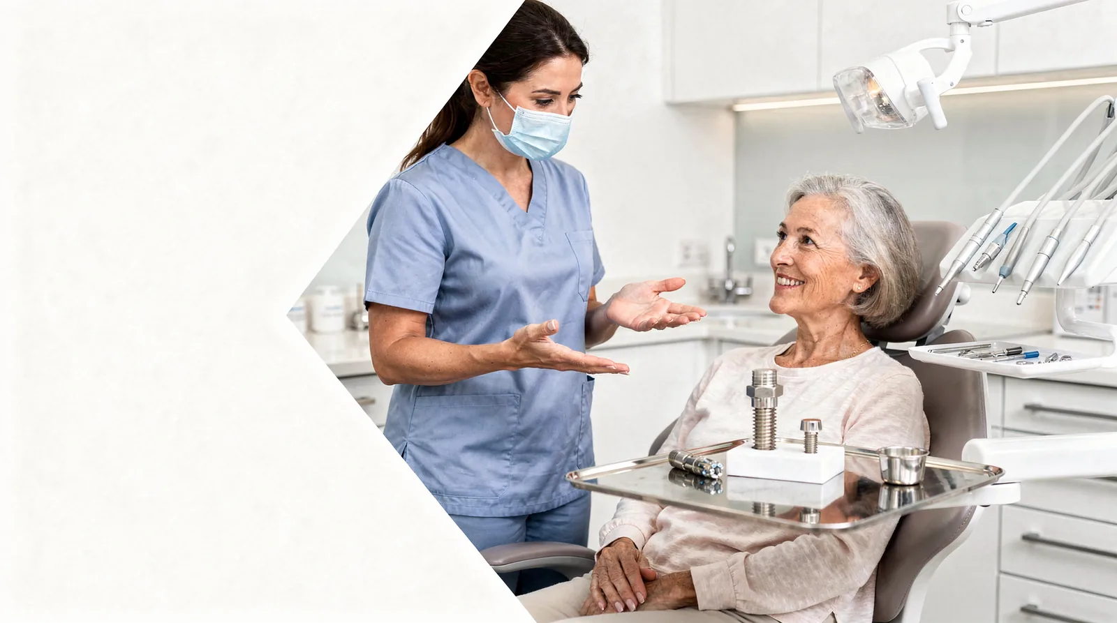 Cost per implant varies by package; contact the brand directly for specific pricing. Mini implants