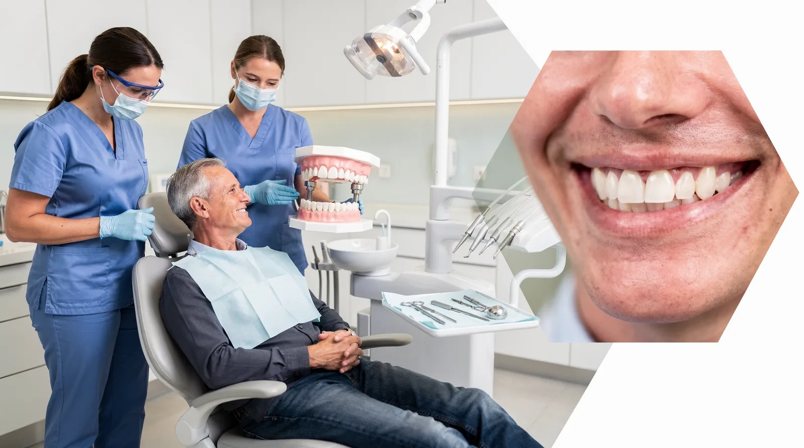 The All-on-4 Dental Implants Procedure is designed for patients with an edentulous jaw caused