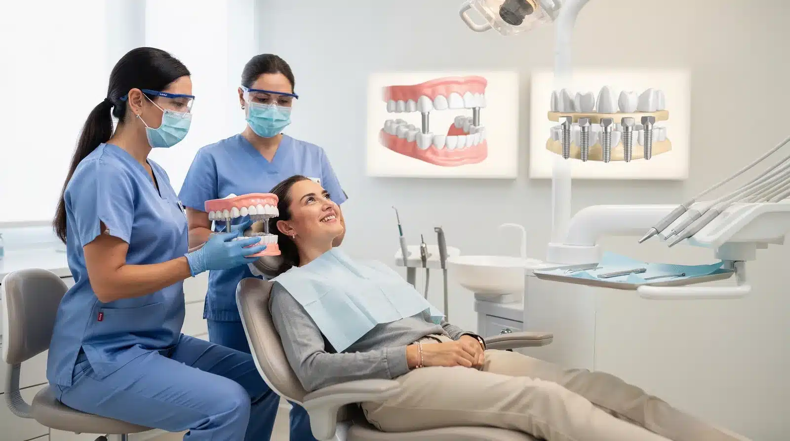 The All-on-4 Dental Implants Procedure typically works best for patients with moderate bone loss