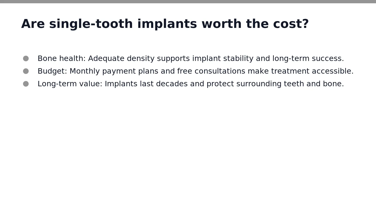 Single Tooth Dental Implants Options from Affordable Dentist Near Me provide functional, long-term solutions