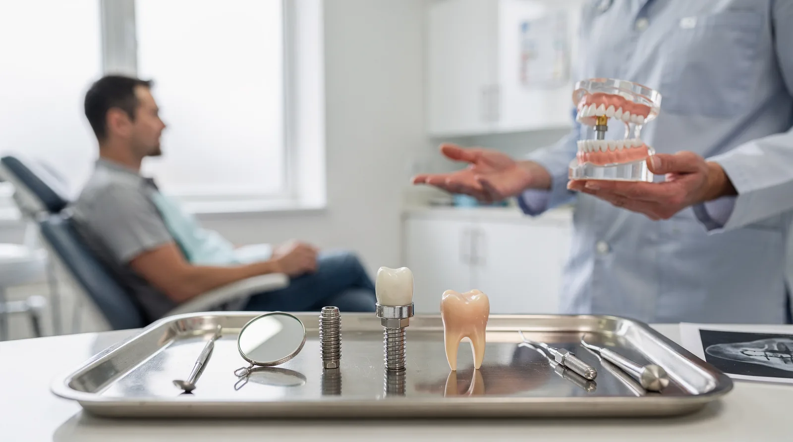 What goes into a single tooth dental implant price